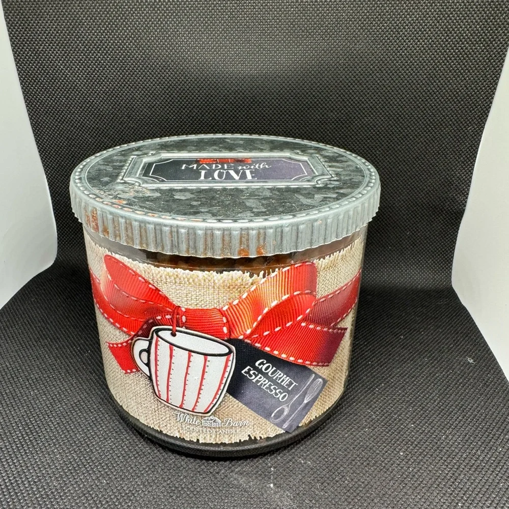Gourmet Espresso VHTF 3-Wick Bath & Body Works Candle New with tags-never used - Picture 1 of 4